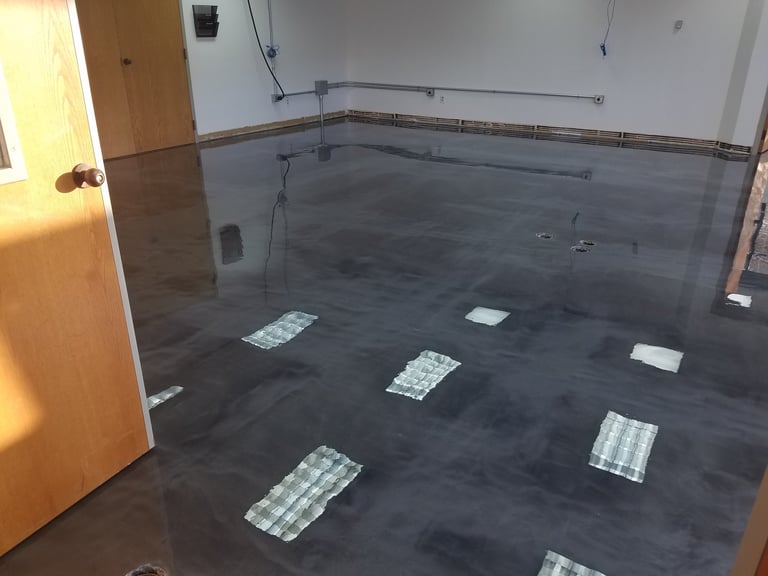 Metallic Epoxy Floor Installation